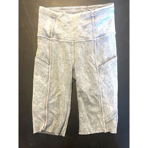 Lululemon Fast Free Short 10" Ice Dye Womens Size 2